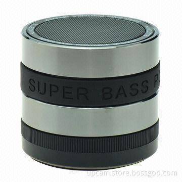 Hot sale heavy bass smart voice prompt handsfree mini Bluetooth speaker, volume adjustment